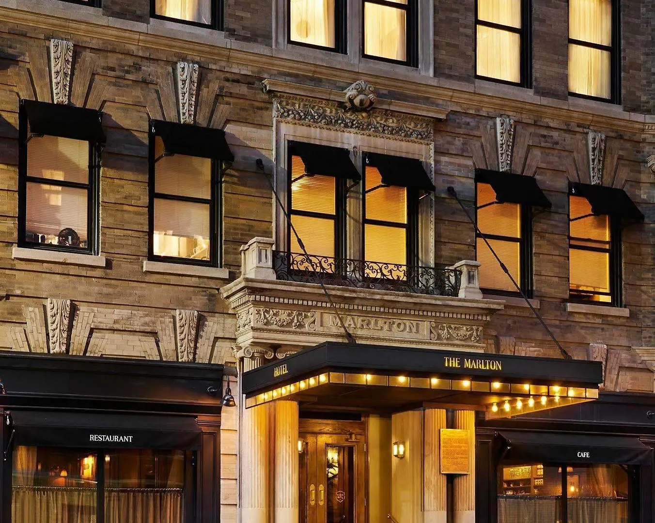 The Marlton Hotel location